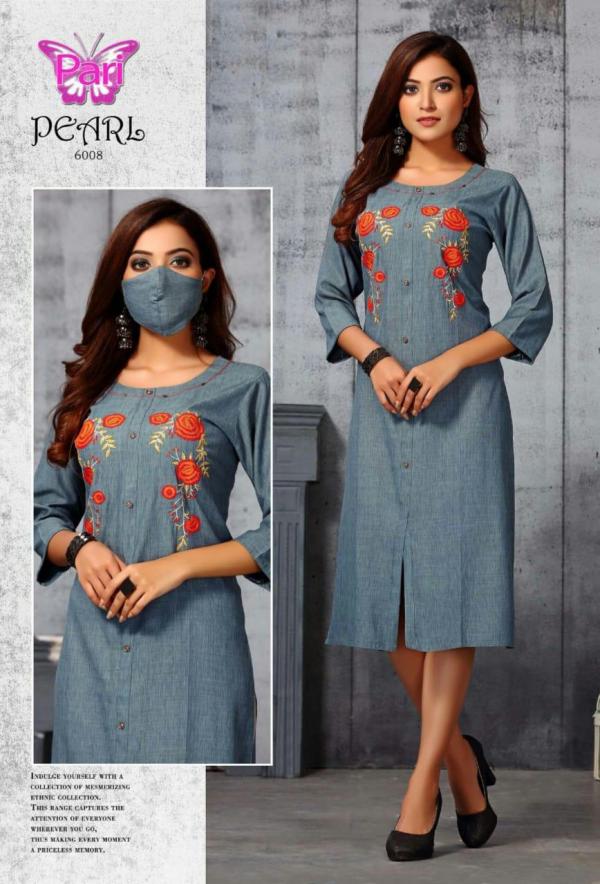 Pari Pearl 6 Heavy Rayon Designer Kurti Collection